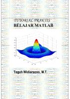 Tutorial Matlab Teguh. W. [PDF]