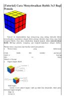 Tutorial Rubik 3x3