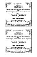 Ucapan Berangkat Umroh [PDF]