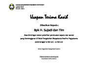 Ucapan Terima Kasih [PDF]