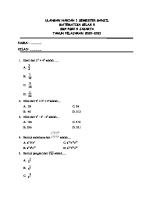 Uh 1 Matematika Kls 9 [PDF]