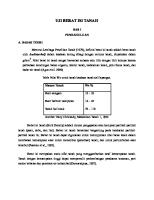 Uji Berat Isi Tanah [PDF]