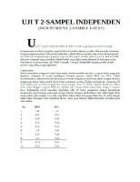 Uji Independent Sample T Test