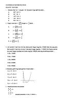 Ujian Sekolah Matematika Wajib 2021