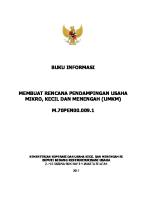 UK-09 Buku Informasi - Membuat Rencana Pendampingan UMKM