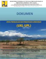 UKL-UPL Huntap Talise - Palu