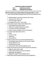 Ulangan Harian Tematik Kelas 6 Tema 6 Subtema 2 [PDF]