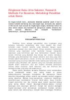 Uma Sekaran Bab 1-7 [PDF]