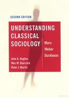 Understanding Classical Sociology - SAGE