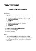 Uraian Tugas Cleaning Service