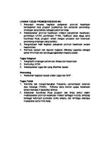 Uraian Tugas Promosi Kesehatan [PDF]