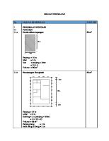 Uraian Volume Pekerjaan Rumah Type 36