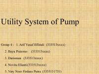 Utility System of Pump [PDF]