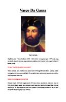 Vasco Da Gama [PDF]