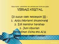 Vibrasi Kristal