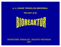 VIII. DTM Bioreaktor Dan Kegunaannya