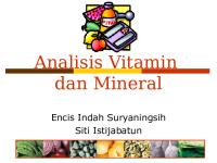 Vitamin Dan Mineral