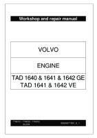 Volvo Penta Tad 1640 & 1641 & 1642 Ge Tad 1641 & 1642 Ve [PDF]