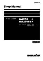 Wa250 6 Komatsu Shop Manual