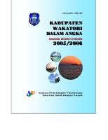 Wakatobi Dalam Angka 2006