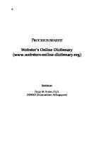 Websters Bengali - English Thesaurus Dictionary [PDF]