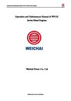 Weichai Wp13 Manual [PDF]