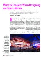 What To Consider When Designing An Esports Venue [PDF]