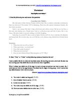 Worksheet 1 Descriptive Kelas 7