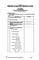 Worksheet of Chemistry Xii/2