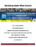 Workshop Alpha Mind Control