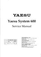 Yaesu System-600 PDF [PDF]