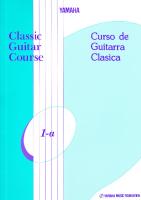 YAMAHA Classic Guitar Course 1-A PDF