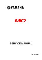 Yamaha Mio Service Manual