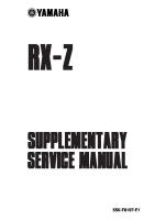 Yamaha RXZ135 2001 SP PDF