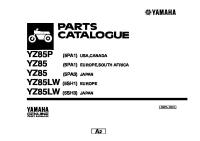 Yamaha Yz85 Parts Catalogue