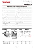 Yanmar 6HA2M WDT Datasheet [PDF]