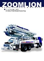 Zoomlion Truck Mounted Concrete Pump [PDF]